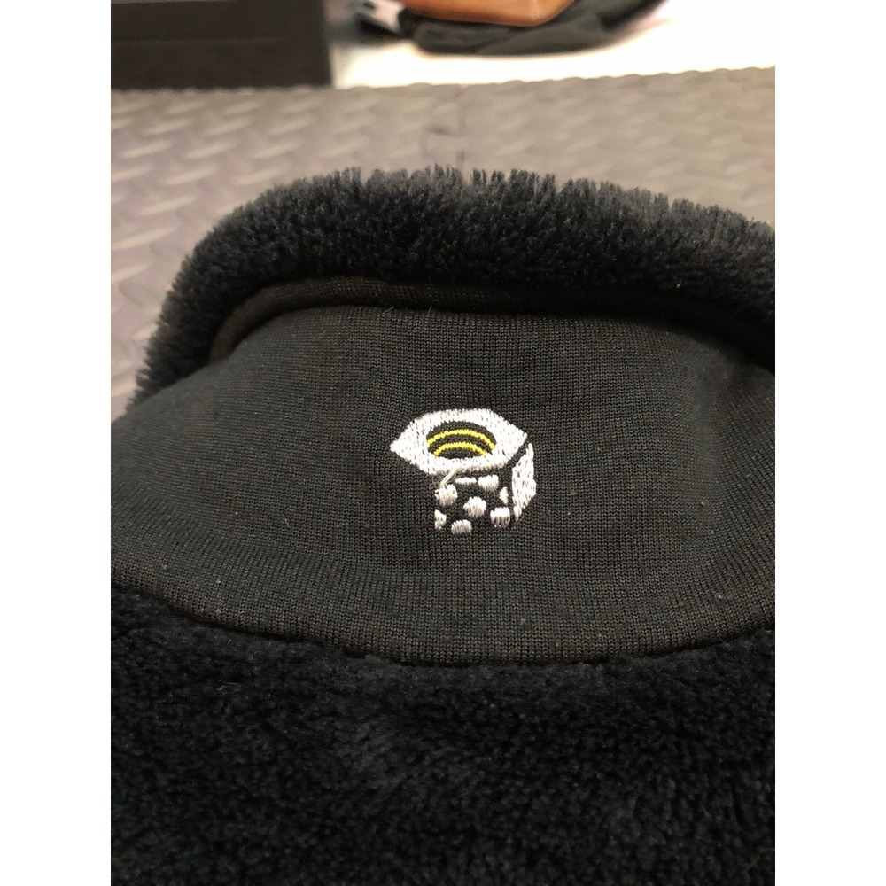 Mountain Hardwear Fleece Jacket Womens Medium Black Polartec Monkey Man Style - Picture 9 of 10